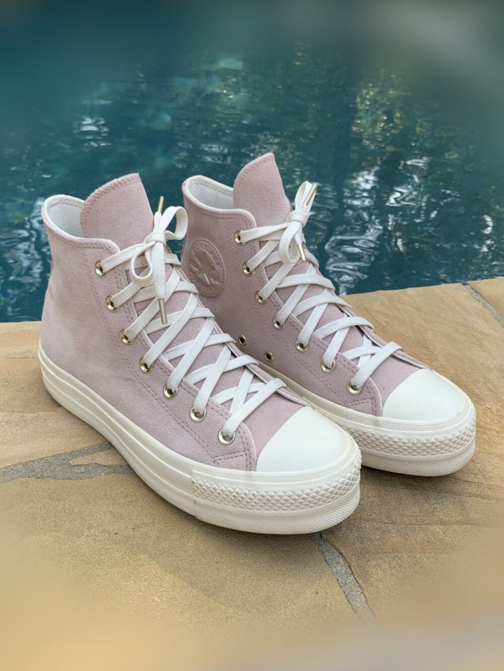 Converse All Star Chuck Taylor Genuine Suede High Top Sneakers Sz 7.5